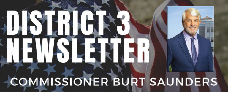 Mar. 3 Message From Commissioner Burt Saunders